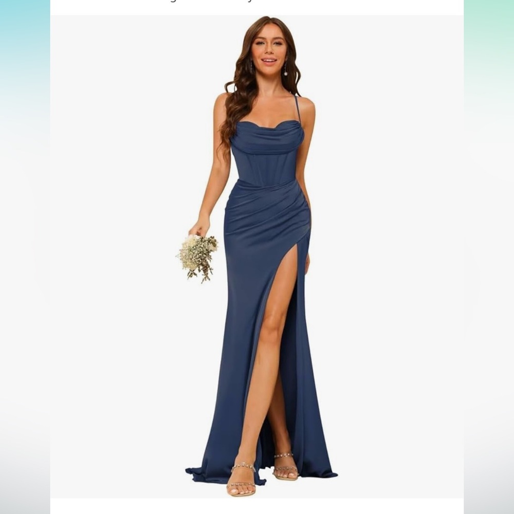 Navy blue dress